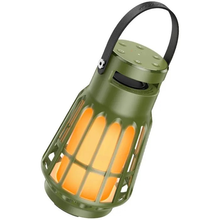 Бездротова колонка — лампа 2 в 1 Hoco BS61 Wild fun outdoor camping light зелена, фото 1