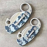 Ніж керамбит Spyderco піксель, маленький, фото 7