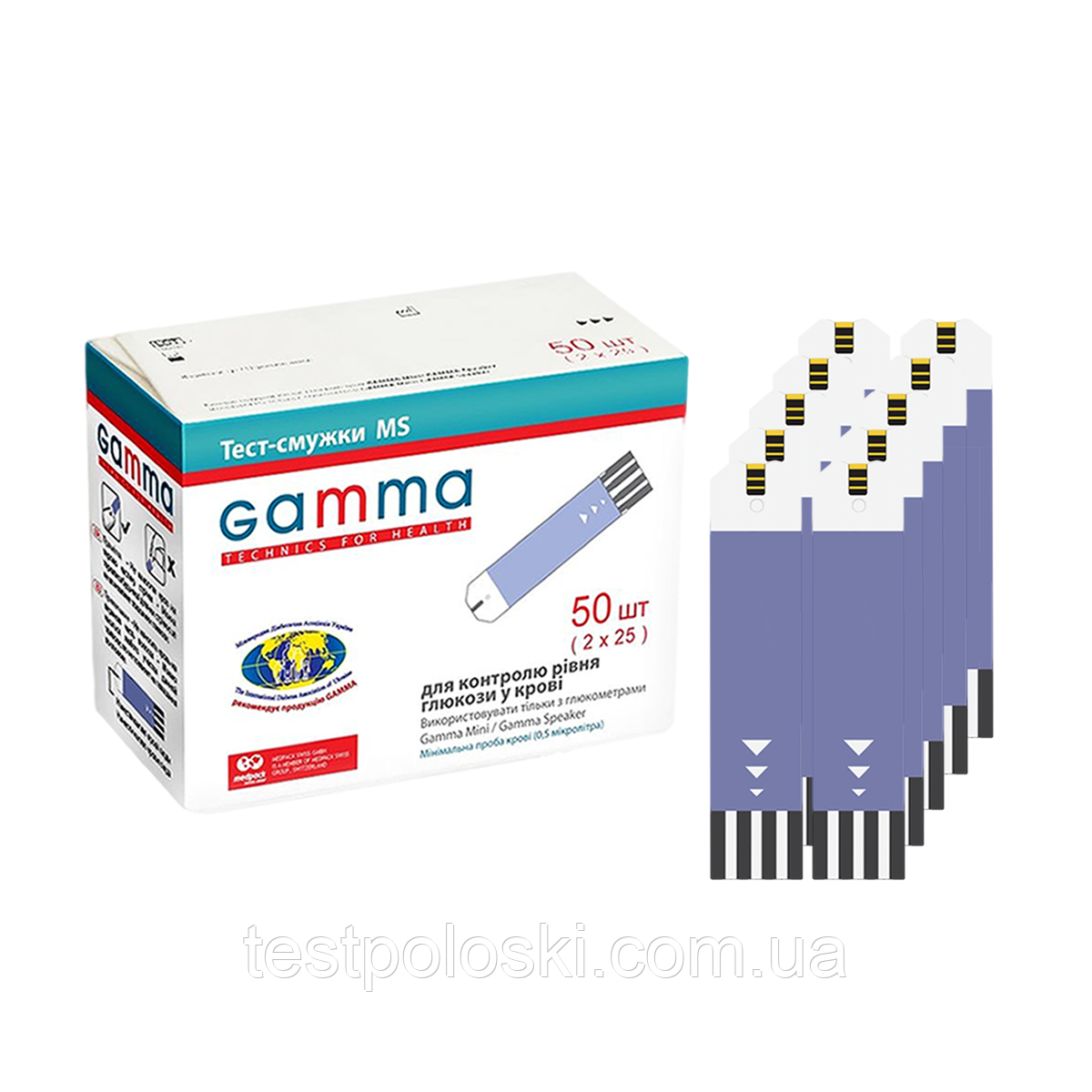 Тест-смужки GAMMA MS No50/500 штук