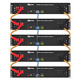 6,2 кВт Комплект резервного живлення інвертор Powmr + акумулятор LiFePO4 3,6 кВт 48V/75Ah для дому, квартири, фото 9