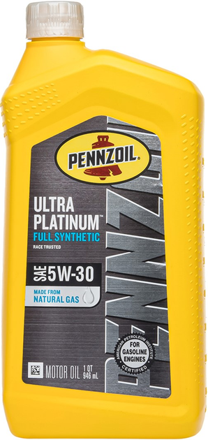 Моторна олива Pennzoil Ultra 5W-30 Platinum Fully Synthetic 0.946л
