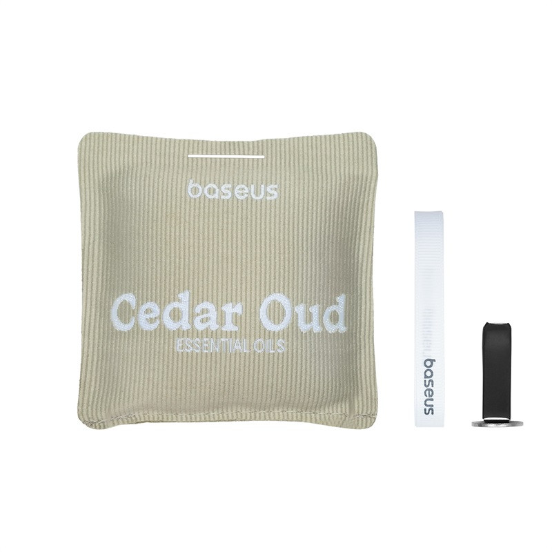 Автомобільний ароматизатор освіжувач повітря в машину BASEUS Margaret Series Cedar Oud (сірий матовий), фото 1