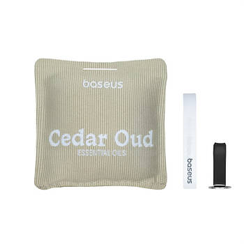 Автомобільний ароматизатор освіжувач повітря в машину BASEUS Margaret Series Cedar Oud (сірий матовий)