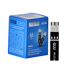 Тест-смужки Longevita Family, 50 шт.