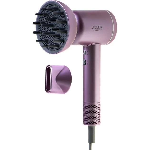 Фен з іонізацією Adler AD 2270 (1600 Вт, концентратор, дифузор, 3 режимами обдува, 3 температурними режимами), фото 1