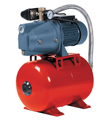 Насосна станція до 3 м³/год, тиск 1,5-3 бар (макс. 4,6 бар), бак 24 л, 0,75 кВт, NPO AUJET 80В/24L