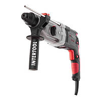 Перфоратор 1000 Вт, 3.2 Дж, 0-1300 об/хв, 0-5100 уд/хв, металевий корпус редуктора INTERTOOL WT-0172