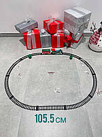 Залізниця JHX6636-37 локомотив, вагон 1шт, фігурки, звук, світло, 2 види, на батарейці, в коробці, 47,5-25-6,5см, фото 7