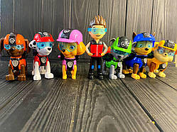 Великий Ігровий набір фігурок Щенячий патруль 7 шт.відкриваються рюкзачки
