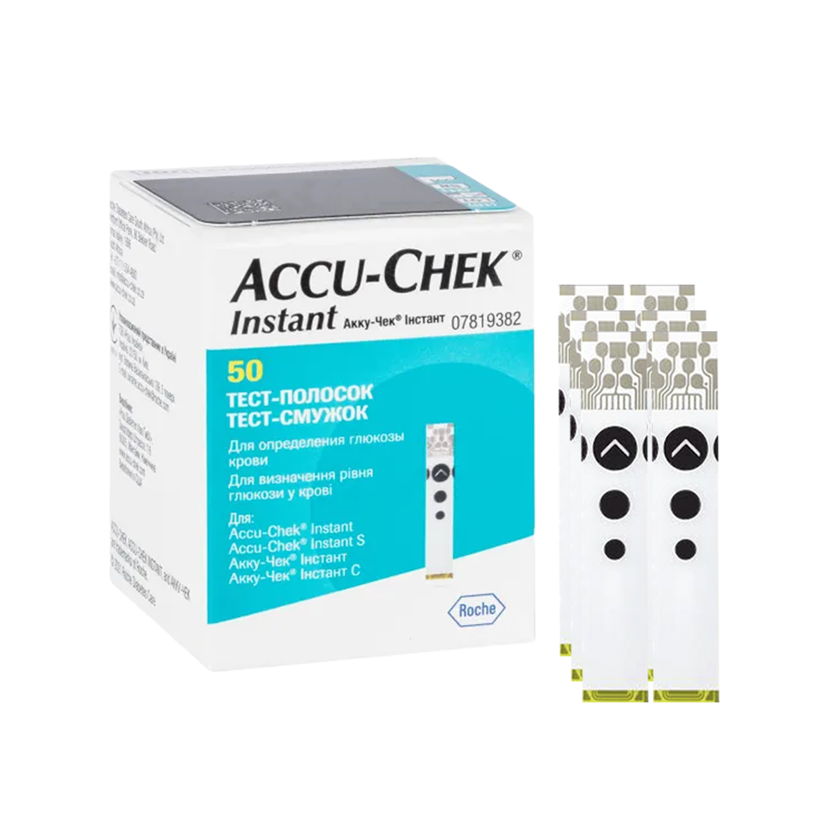 Тест-смужки Акку Чек Інстант 50 шт. (Accu Chek Instant)/300 штук