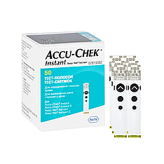 Тест-смужки Акку Чек Інстант 50 шт. (Accu Chek Instant)/300 штук
