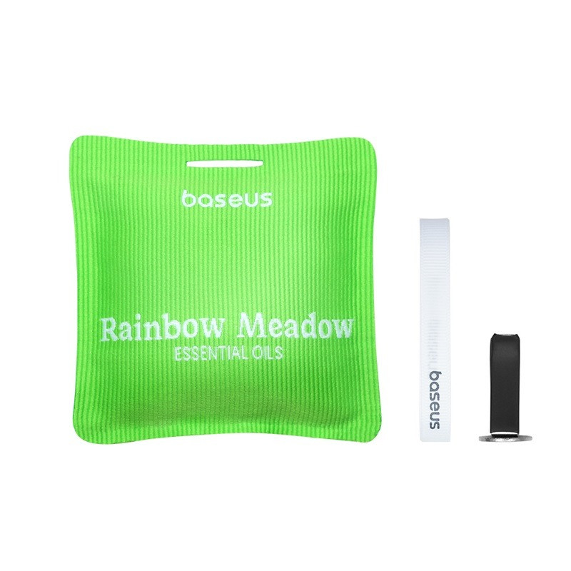 Автомобільний ароматизатор освіжувач повітря в машину BASEUS Margaret Series Rainbow Meadow (зелений ліс), фото 1