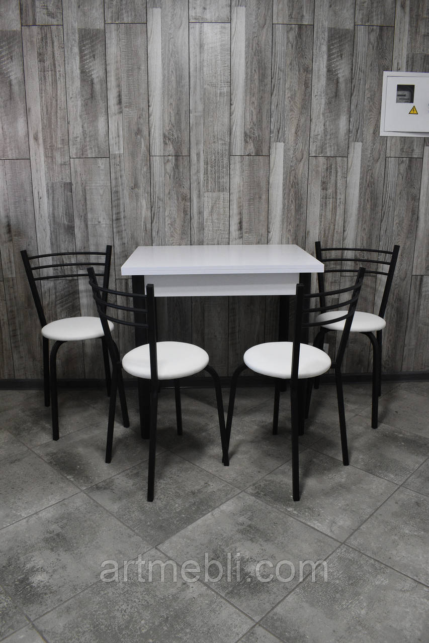 Кухонний комплект (стіл + 4 стільці), фото 1