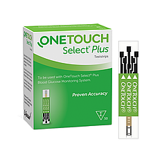 Тест-смужки Ван Тач Селект Плюс (One Touch Select Plus), 50 шт.