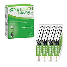 Тест-смужки Ван Тач Селект Плюс (One Touch Select Plus) No50/1000 штук