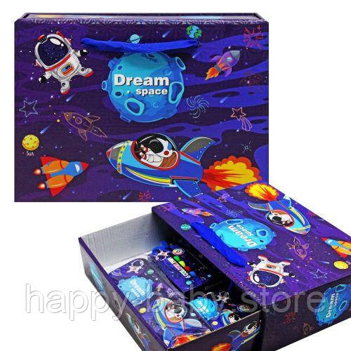 Уцінка. Канцелярський набір подарунковий "Dream Space" - пошкоджена коробка, фото 1