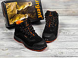 Спецвзуття черевики захисні чоловічі робоче демісезонне взуття роба для працівників шкіряні з металевим підноском польша, фото 3