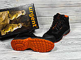Спецвзуття черевики захисні чоловічі робоче демісезонне взуття роба для працівників шкіряні з металевим підноском польша, фото 6