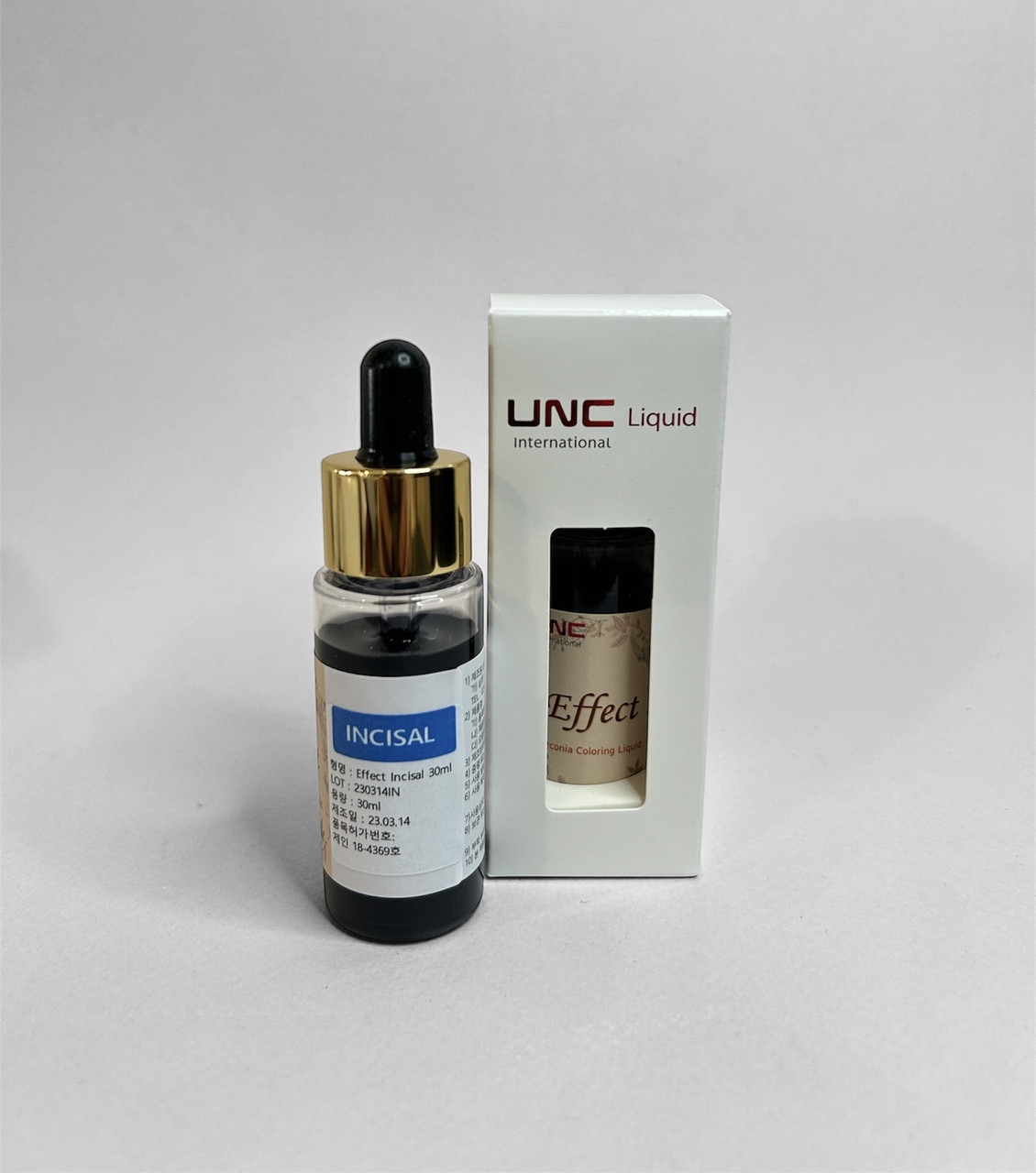 U&C Liquid Incisal – барвник на водяній основі для сирого циркону, ріжучій край, 30мл. U&C (Корея), фото 1