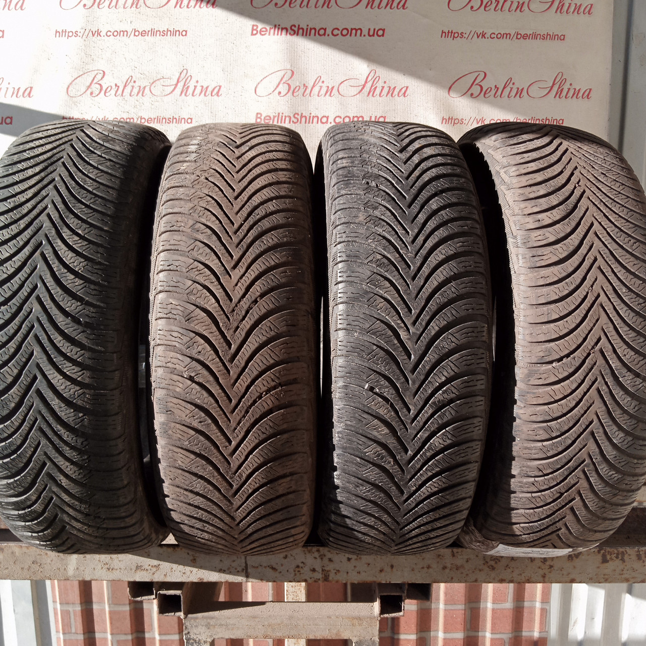 Комплект зимніх шин 195/65/15 Michelin Alpin 5,з Германії без пробігу по Україні