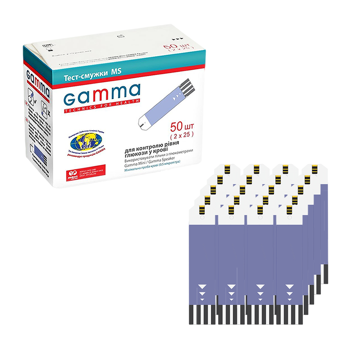 Тест-смужки GAMMA MS No50/1000 штук