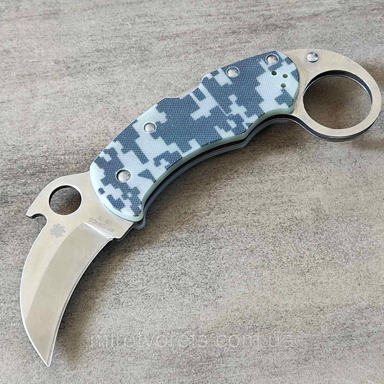 Ніж керамбіт Spyderco піксель, великий