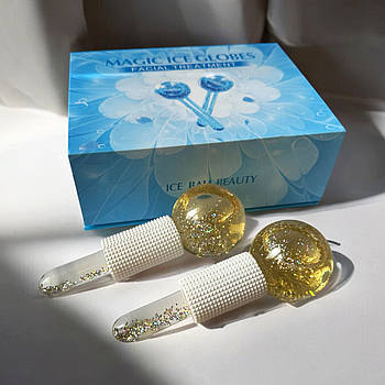 Кріосфери Magic Ice Globes Gold для масажу обличчя