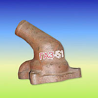 Кришка термостата ГАЗ 51/52 Патрубок випускний водяної сорочки циліндра 12-1003060