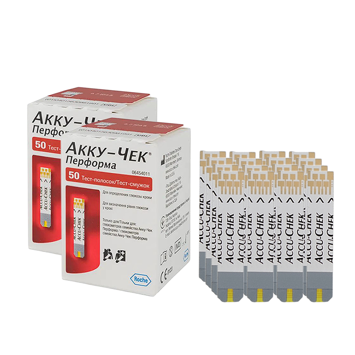 Тест-смужки Аку-Чек Перформа 100 шт. (Accu-Chek Performa)/800 штук