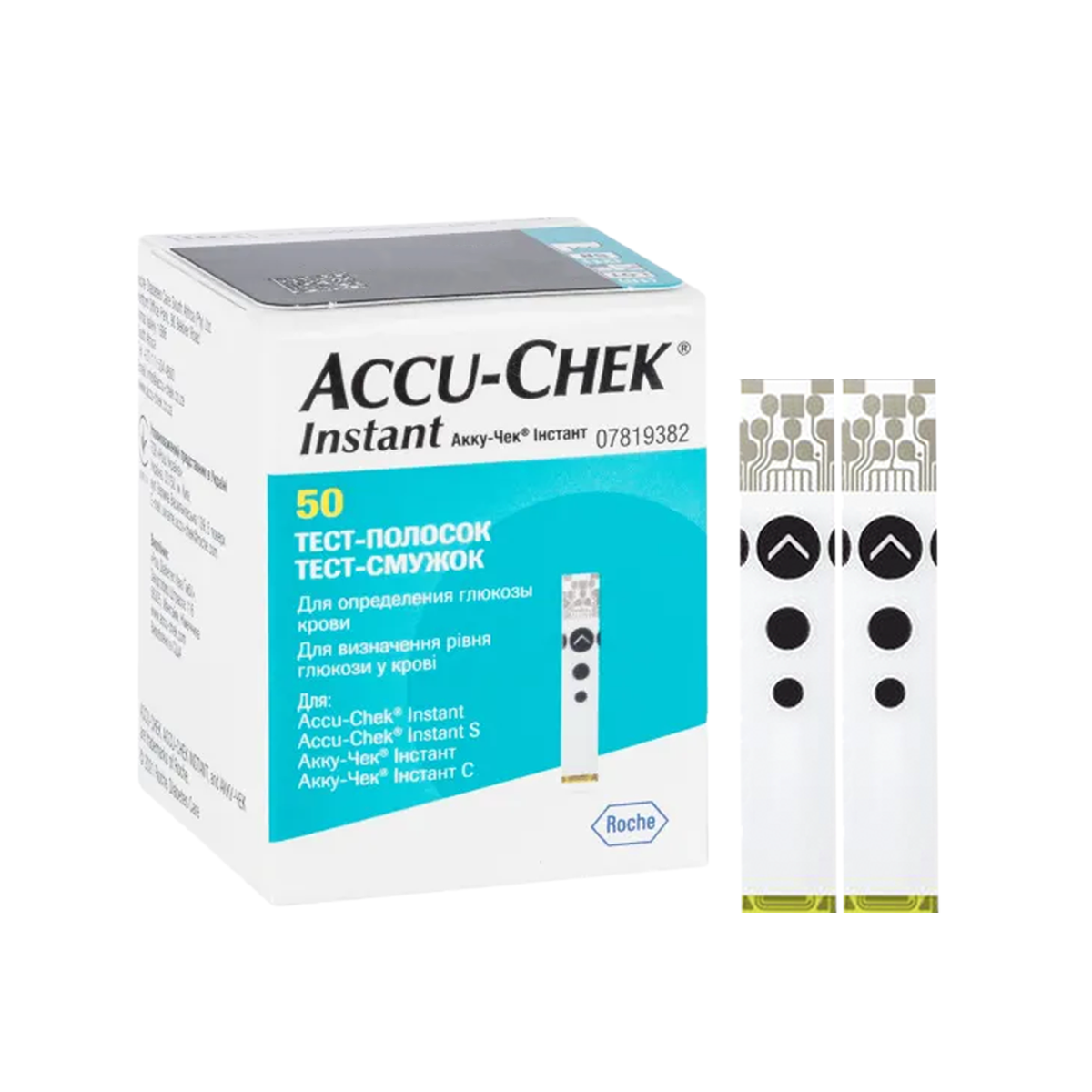 Тест-смужки Акку Чек Інстант (Accu Chek Instant) 100 штук