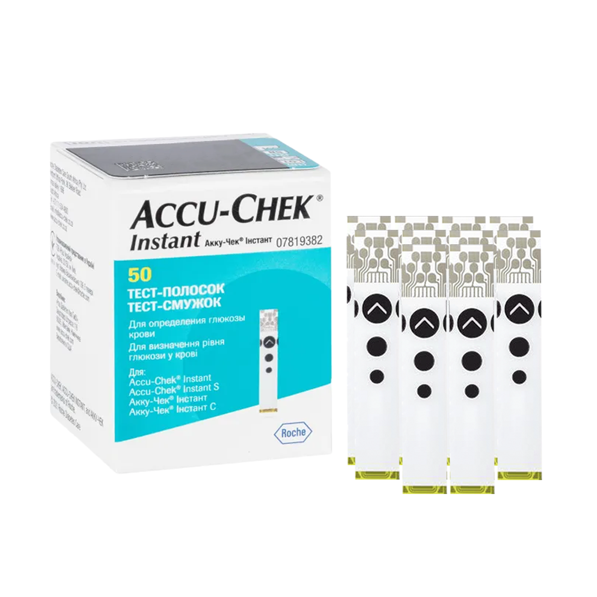 Тест-смужки Акку Чек Інстант (Accu Chek Instant) 500 штук