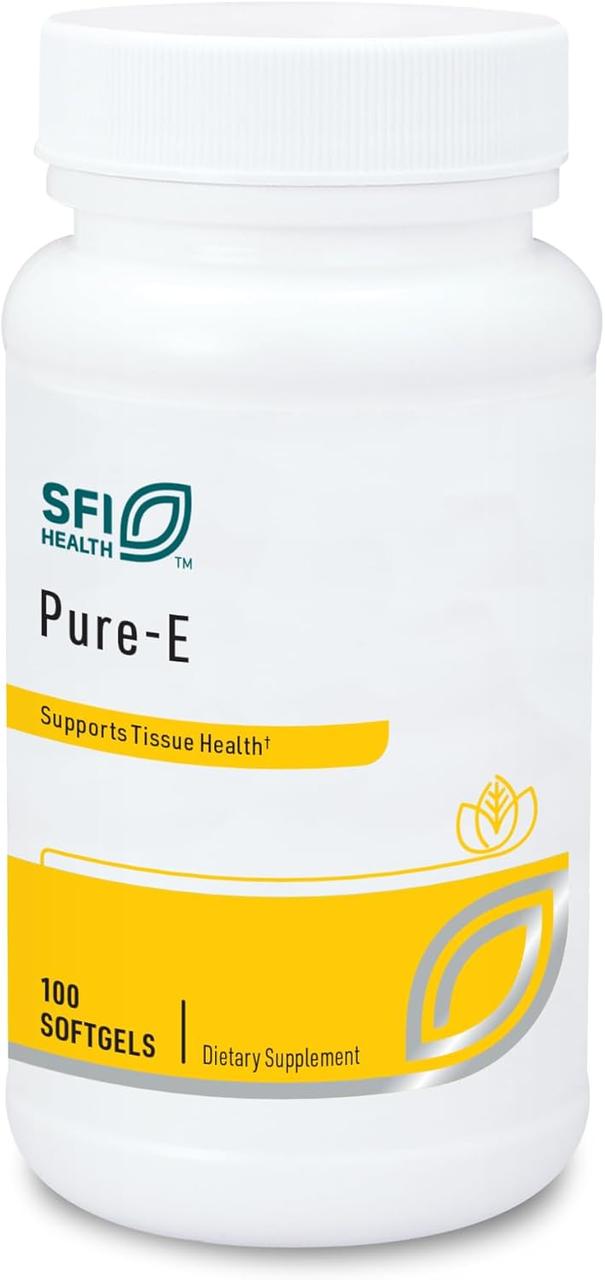 Klaire Pure-E Natural D-Alpha & Mixed Tocopherols / Вітамін Е 100 капсул