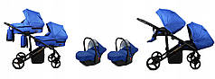 Візок для двійні 3в1 BabyLux TRAILUX DUO