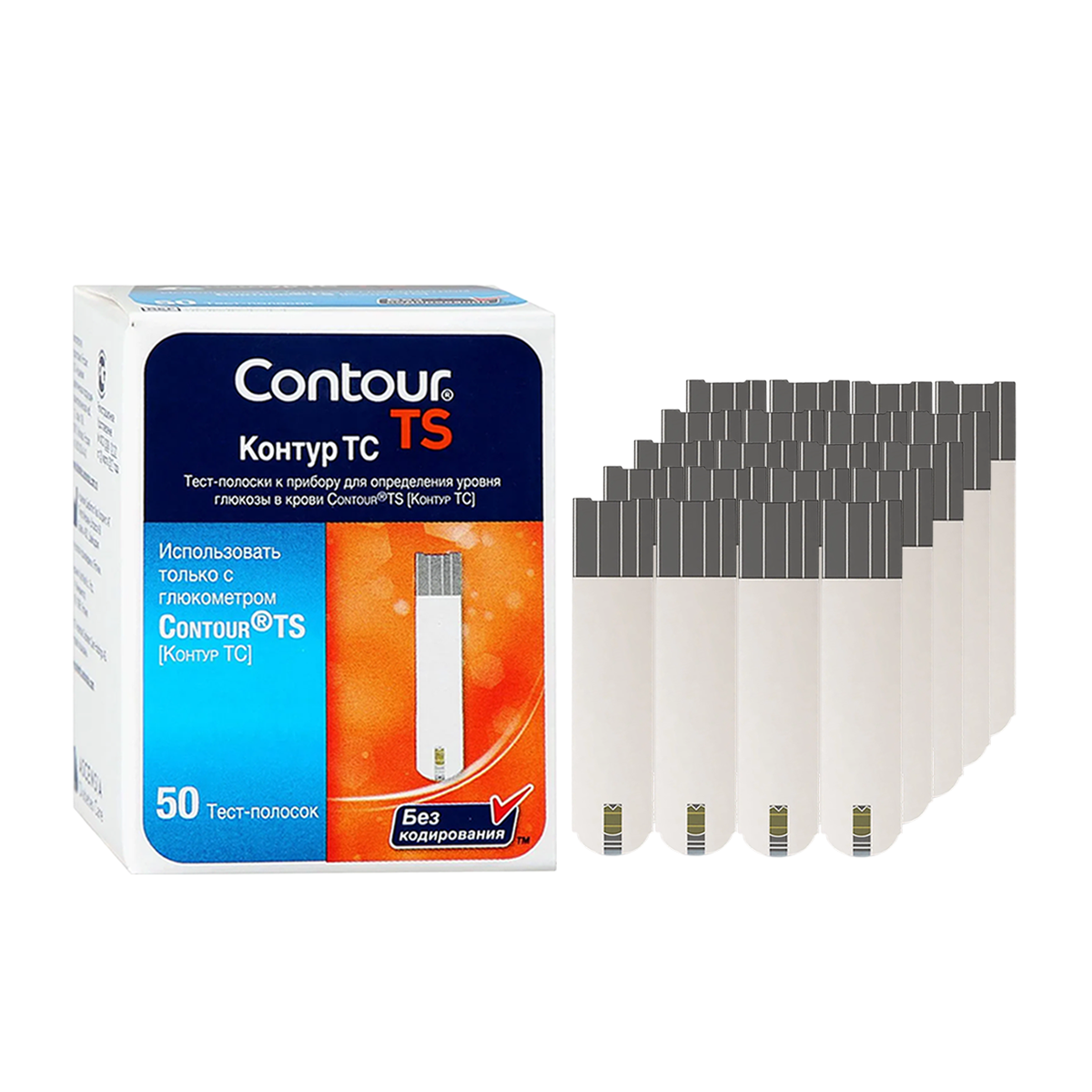 Тест-смужки Contour TS 50 (Контур ТС) — 1000 штук, фото 1