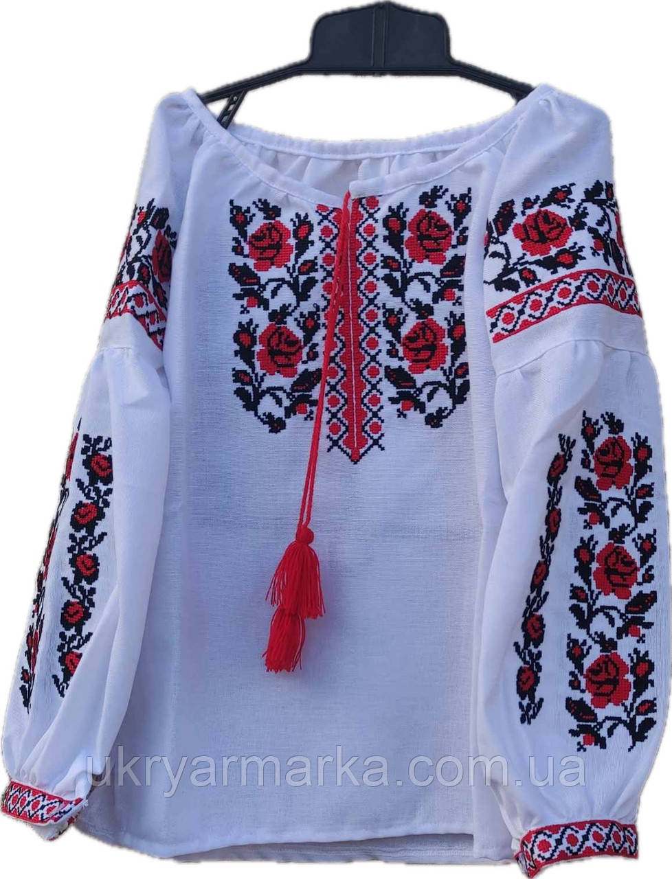 Українська вишиванка для дівчинки "Любомира" 5-12 р.