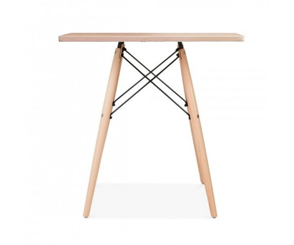 Стіл GSDM Ельба N квадратний дерев'яний 80*80 см, фото 1