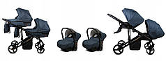 Візок для двійні 3в1 BabyLux TRAILUX DUO