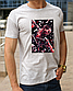 Футболка бавовняна для боксу та єдиноборств з принтом Джон Джонс,одяг боксерською тематикою розмір S, фото 2