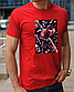 Футболка бавовняна для боксу та єдиноборств з принтом Джон Джонс,одяг боксерською тематикою розмір S, фото 4