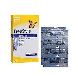 Тест смужки Фрі Стайл Оптіум 100 штук