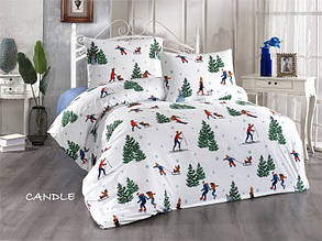 Сімейна фланелева постільна білизна, Candle, Belizza, Туреччина.