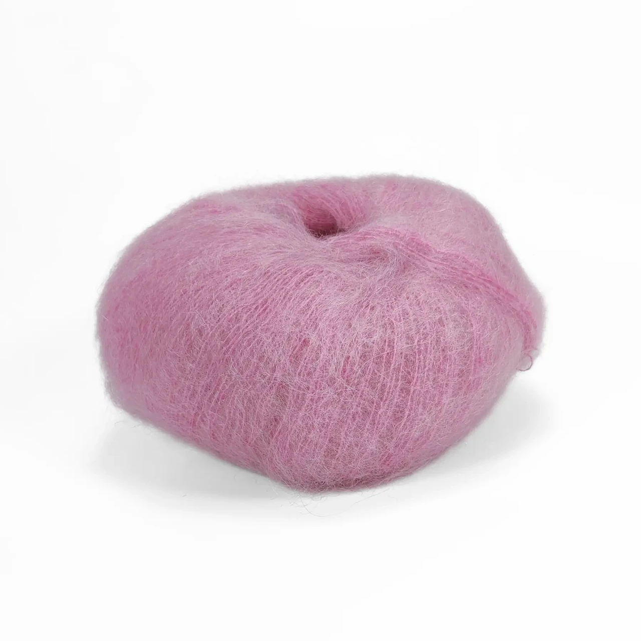 Пряжа Lana Gatto Mohair Royal/Мохер Роял, бліда фуксія 7259