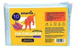 Пелюшки щоденні Smartis з ароматом лаванди 45*60 см 10 шт, 8483121 — 205