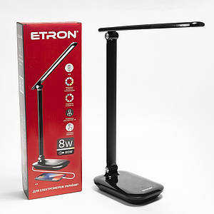 Настільна лампа LED ETRON 1-EDL-426 8W чорна