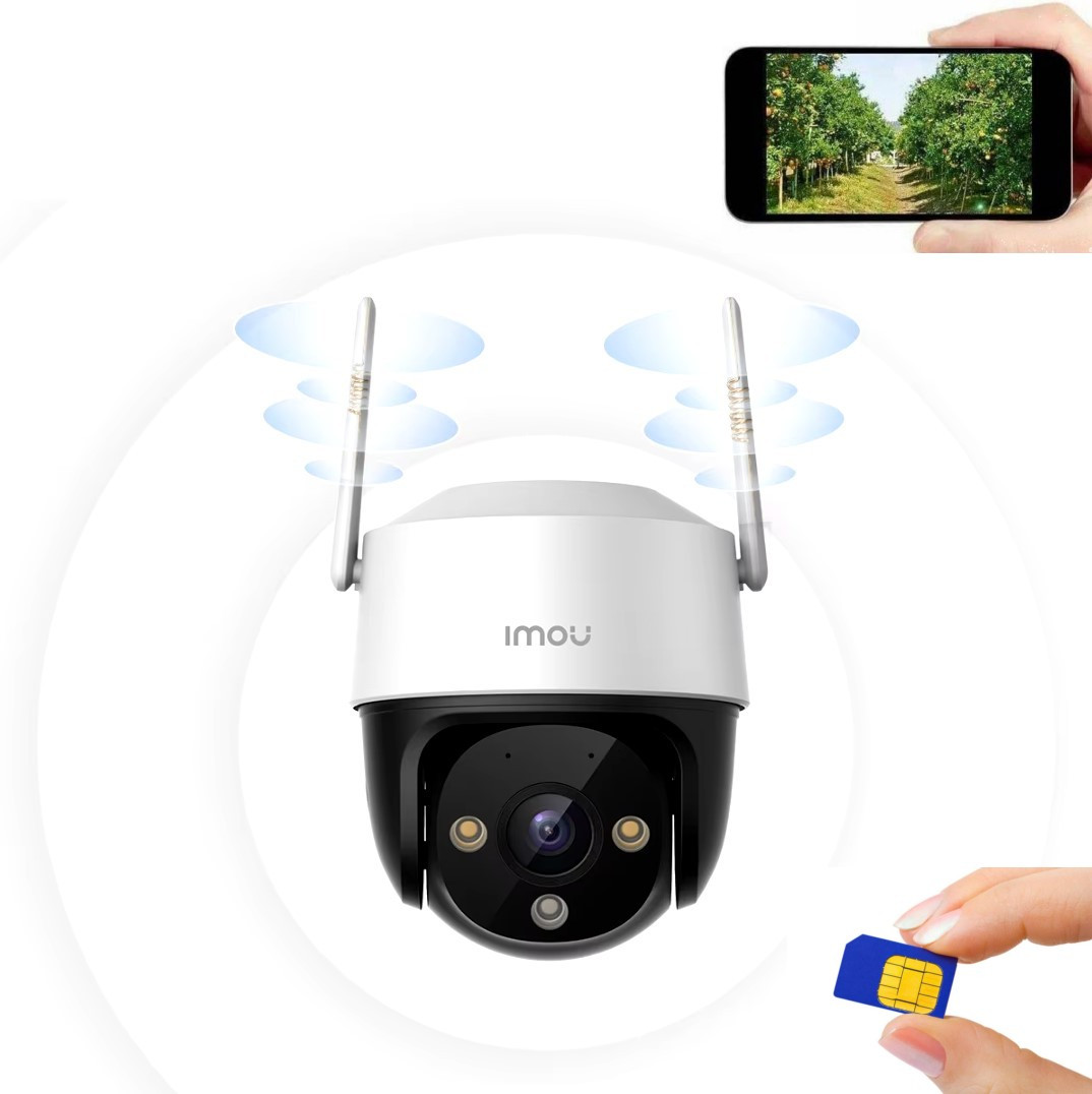 Вологозахищена поворотна камера IP67 Dahua IMOU Cruiser 4G 2Mp 3,6 mm. IMOU LIFE, фото 1