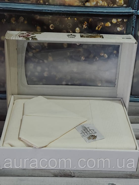 Tabe Туреччина HONEY Бавовняна скатертина 160х220см., + салфетки., фото 1