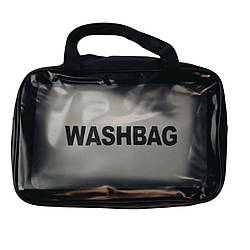 Сумка для ванного приладдя WASHBAG, Чорна