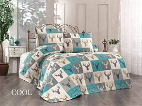 Полуторный комплект постельного белья, фланель(байка), Cool, Belizza, Турция.