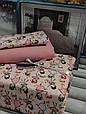 Полуторний комплект постільної білизни, із фланелі(байка). Elena, BELIZZA, Туреччина., фото 2