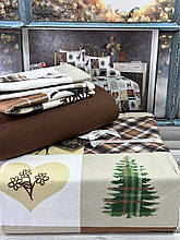Chrismas полуторна фланелева постільна білизна. Бавовна. Belizza Туреччина.